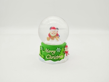 Snow globe Christmas figure Santa Claus lying
